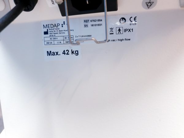 Medap Twista Silent 1070 Chirurgiesauger- Absauger – Bild 12