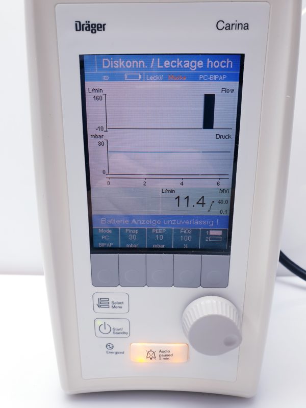 Dräger Draeger Carina Beatmungsgerät – Bild 5