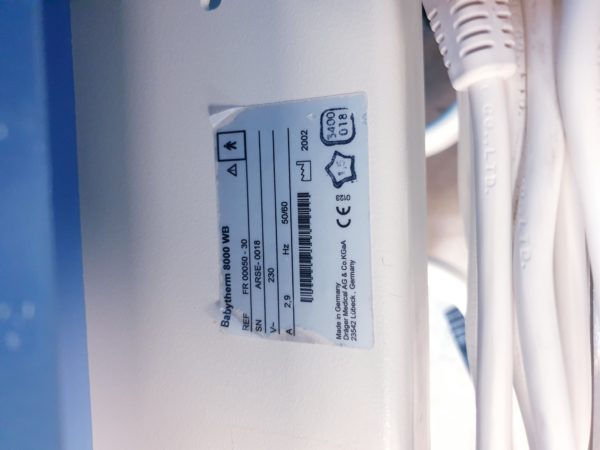 Dräger  Draeger Babytherm 8000 Brutkasten  Wärmebettchen, Überwachungseinheit – Bild 16