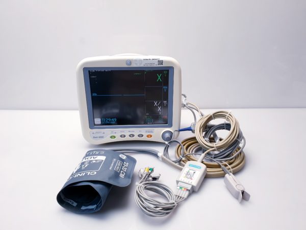 GE Dash 4000 Patientenüberwachungsmonitor Überwachungsmonitor mit SpO2, NiBp und EKG – Bild 4