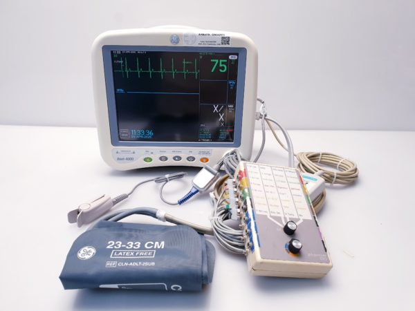 GE Dash 4000 Patientenüberwachungsmonitor Überwachungsmonitor mit SpO2, NiBp und EKG – Bild 10