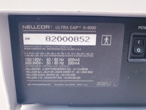 NELLCOR N6000 Ultra Cap SpO2 oximeter ETCO2 Capnograph Multiparameter Monitor – Bild 14
