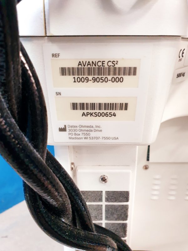 Datex Ohmeda Avance CS2 - Narkosegerät Defekt – Bild 12