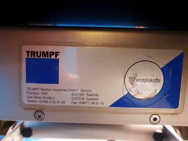 Trumpf JUPITER SF - Shuttle 3.7 360 Op Tisch System – Bild 15