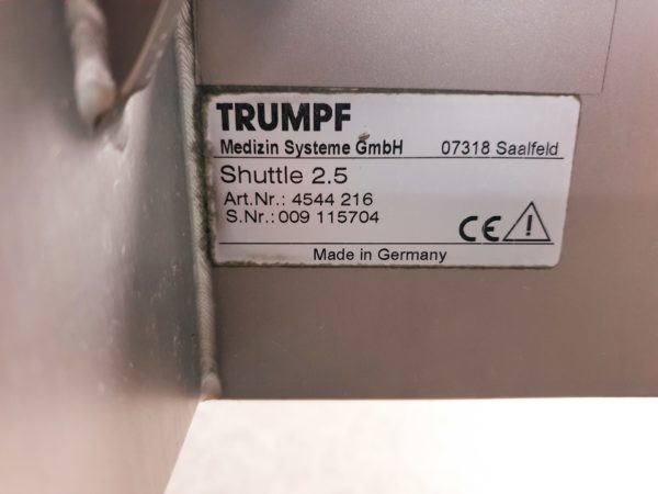 Trumpf JUPITER SF – Shuttle 3.7 360 Op Tisch System – Bild 30