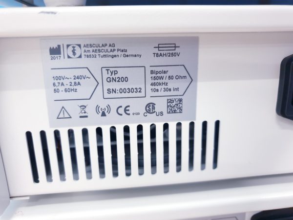 Aesculap GN200  GN 200 Lektrafuse RF Generator HF Generator Bipolar ESU Electrosurgical – Bild 10