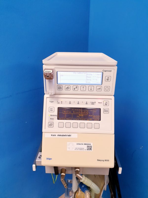 Däger Drager Babylog 8000 + Capnostat – Bild 5