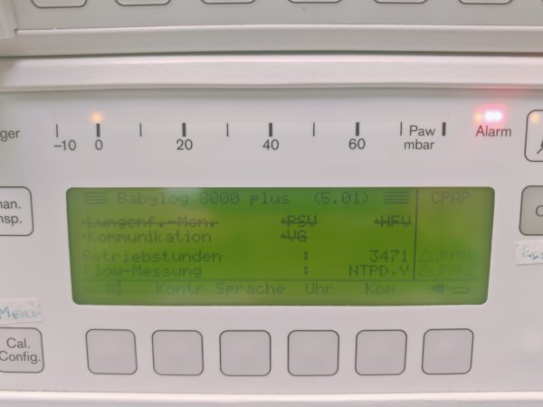 Dräger Drager Babylog 8000 + Capnostat  - Beatmungsgerät – Bild 6