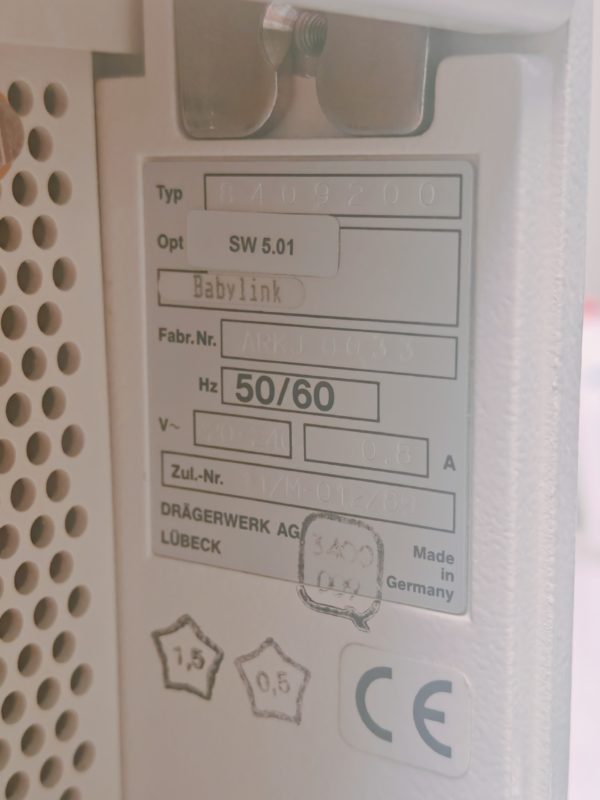 Dräger Drager Babylog 8000 + Capnostat  - Beatmungsgerät – Bild 16