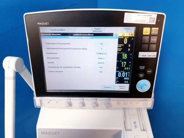 Maquet Servo S- Beatmungsgerät – Bild 5