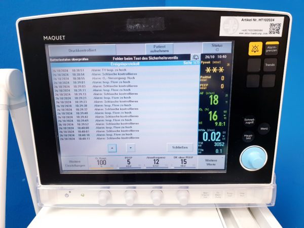 Maquet Servo S- Beatmungsgerät – Bild 6