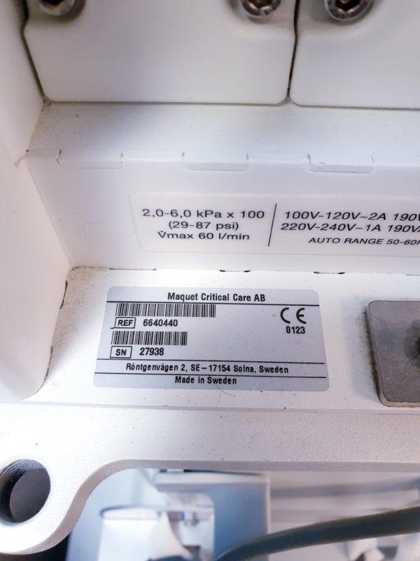 Maquet Servo S- Beatmungsgerät – Bild 12