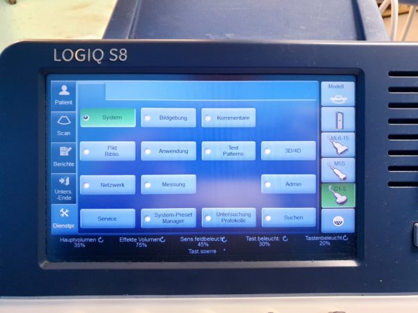 GE Logiq S8  + ML6-15  Linear + MS5-D Echo + C1-5 Konvex – Bild 37
