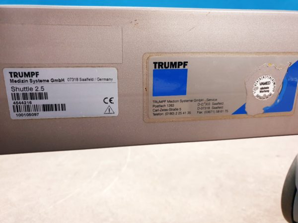 Trumpf JUPITER SF – Shuttle 3.7 360 Op Tisch System – Bild 25