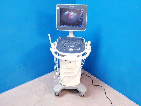 Philips HD 5 HD5 + C5-2 + C8-4v  + L12-3 – Gynmaschine  Farbdoppler – Bild 5