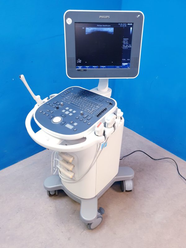 Philips HD 5 HD5 + C5-2 + C8-4v  + L12-3 – Gynmaschine  Farbdoppler – Bild 10