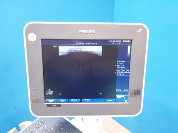 Philips HD 5 HD5 + C5-2 + C8-4v  + L12-3 – Gynmaschine  Farbdoppler – Bild 13