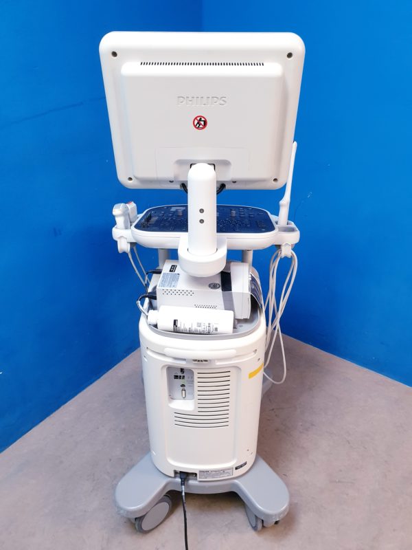 Philips HD 5 HD5 + C5-2 + C8-4v  + L12-3 – Gynmaschine  Farbdoppler – Bild 15