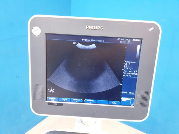 Philips HD 5 HD5 + C5-2 + C8-4v  + L12-3 – Gynmaschine  Farbdoppler – Bild 17