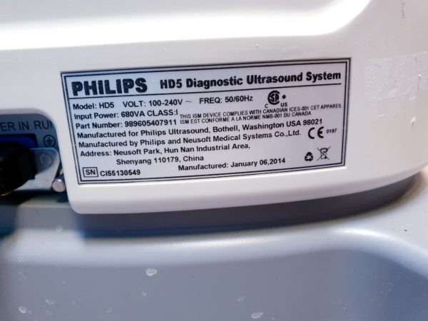 Philips HD 5 HD5 + C5-2 + C8-4v  + L12-3 – Gynmaschine  Farbdoppler – Bild 22