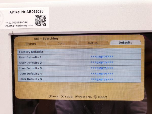 Karl Storz SC-WU23-A1511 Monitor mit Netzteil für die Endoskopie – Bild 7