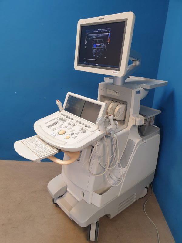Philips iE33 – IE33 + S5-1 Echo + L11-3 Linear Sonde + Kardiomaschine + C5-1 Konvex  Kardio Ultraschallgerät – Bild 10