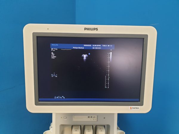 Philips iE33 – IE33 + S5-1 Echo + L11-3 Linear Sonde + Kardiomaschine + C5-1 Konvex  Kardio Ultraschallgerät – Bild 18
