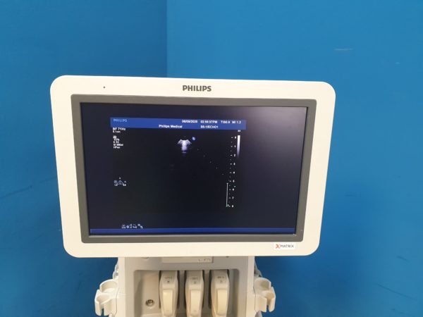 Philips iE33 – IE33 + S5-1 Echo + L11-3 Linear Sonde + Kardiomaschine + C5-1 Konvex  Kardio Ultraschallgerät – Bild 19