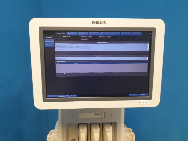 Philips iE33 – IE33 + S5-1 Echo + L11-3 Linear Sonde + Kardiomaschine + C5-1 Konvex  Kardio Ultraschallgerät – Bild 23