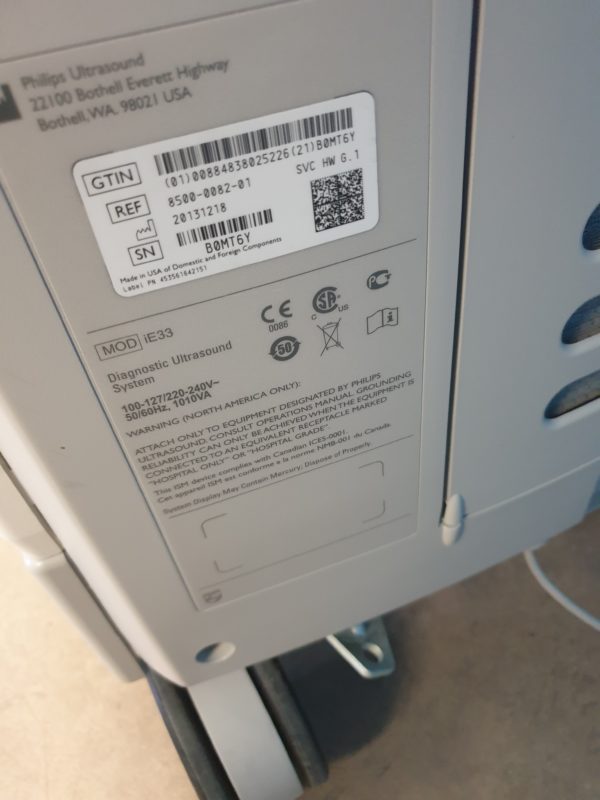Philips iE33 – IE33 + S5-1 Echo + L11-3 Linear Sonde + Kardiomaschine + C5-1 Konvex  Kardio Ultraschallgerät – Bild 25