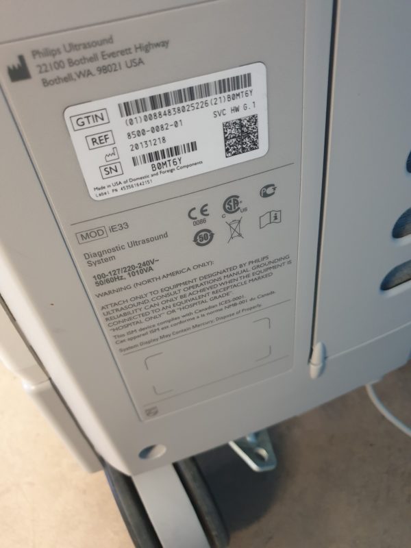 Philips iE33 – IE33 + S5-1 Echo + L11-3 Linear Sonde + Kardiomaschine + C5-1 Konvex  Kardio Ultraschallgerät – Bild 26