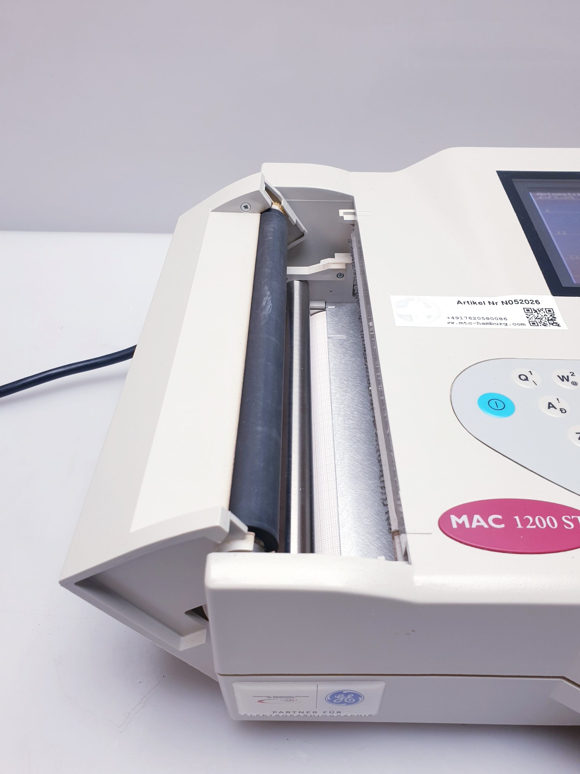 GE mac 1200 - MAC1200 EKG - Ohne Ableitungskabel – Bild 11