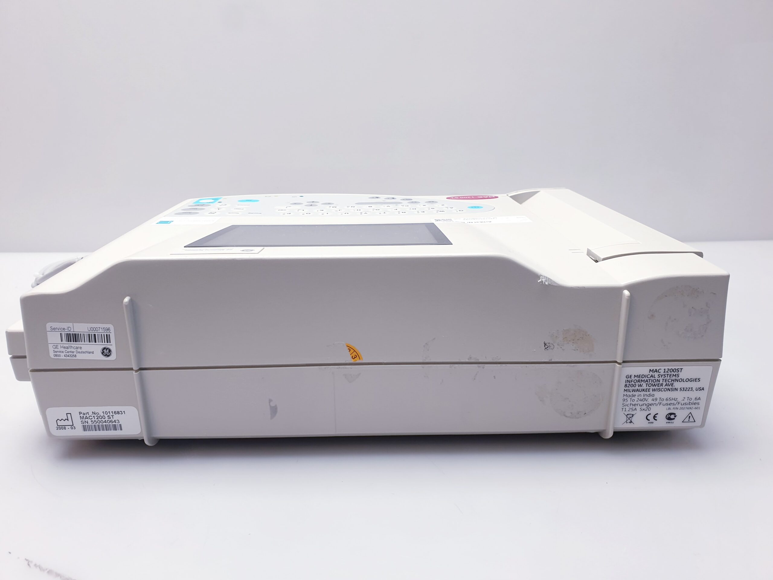 GE mac 1200 - MAC1200 EKG - Ohne Ableitungskabel – Bild 9