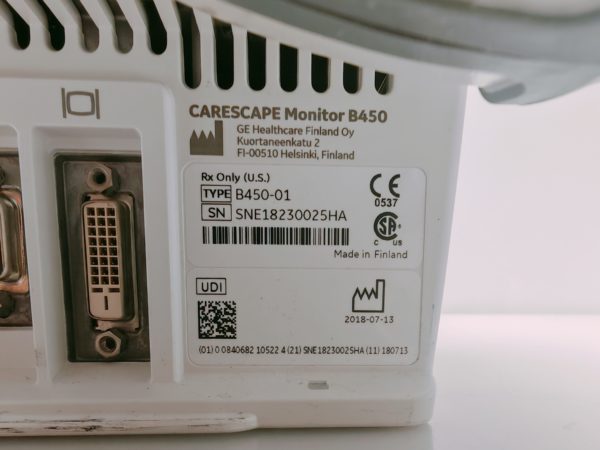 GE Carescape B450 Monitor Überwachungsmonitor – Bild 16