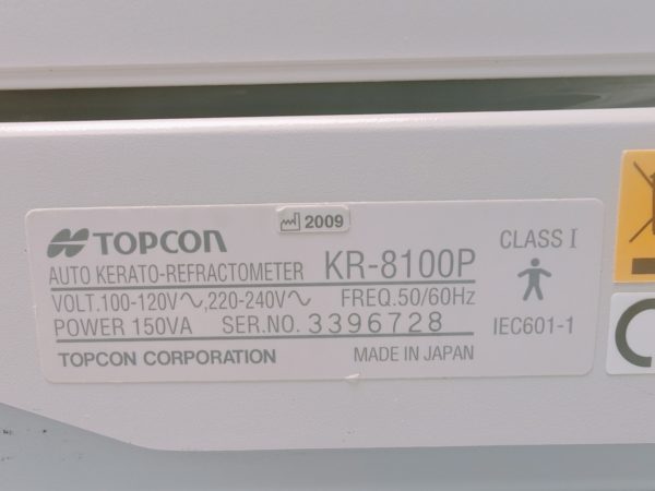 Topcon KR-8100P - KR8100P - KR 8100 P  Autorefraktometer – Bild 12