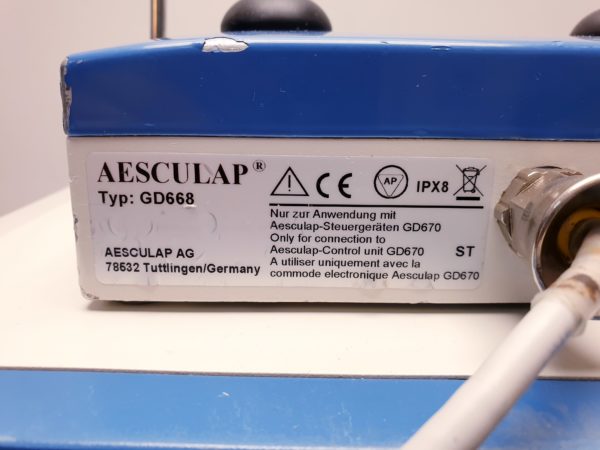 Aesculap microspeed uni  GD676 + GD672 + GB758R + GD670 + GD685 + GD675 + GD758R – Bild 25