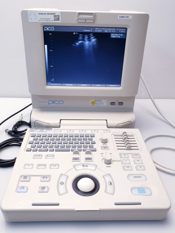 Medison SonoAce PICO tragbarer Ultraschall + C3-7ED  Konvex + HL5-9ED Linear – Bild 7