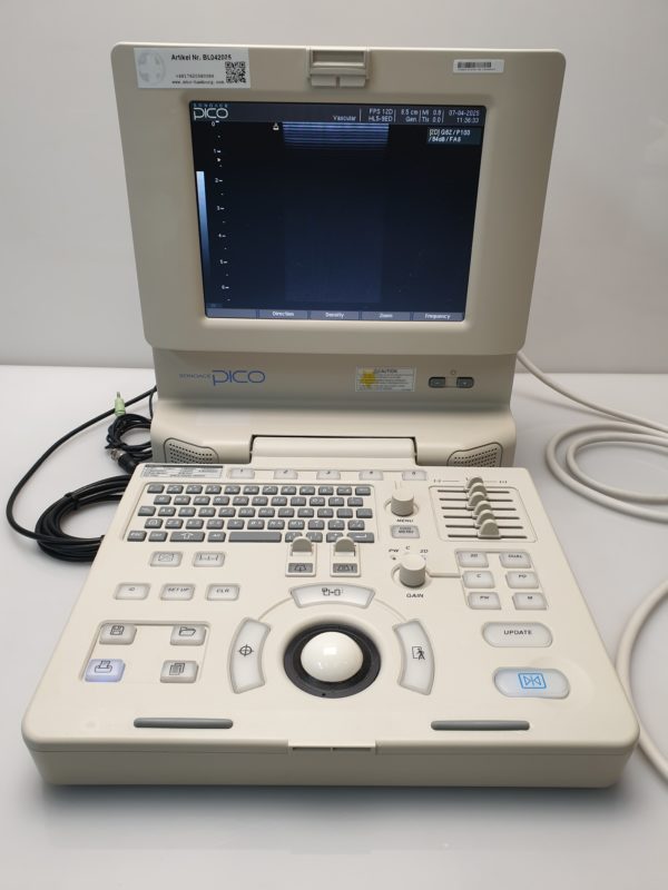 Medison SonoAce PICO tragbarer Ultraschall + C3-7ED  Konvex + HL5-9ED Linear – Bild 14