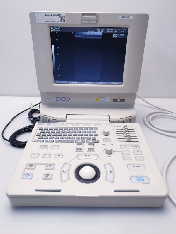 Medison SonoAce PICO tragbarer Ultraschall + C3-7ED  Konvex + HL5-9ED Linear – Bild 19