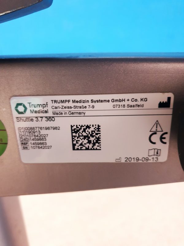 Trumpf JUPITER SF – Shuttle 3.7 360 Op Tisch System – Bild 16