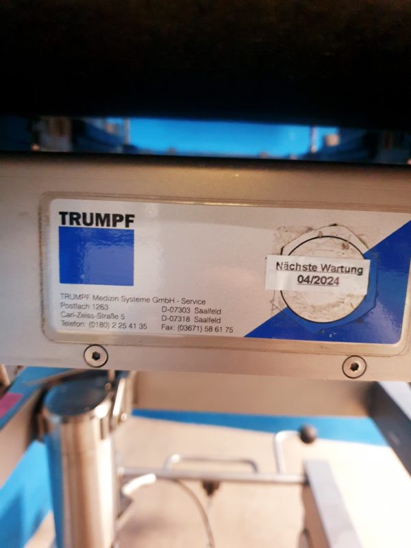 Trumpf JUPITER SF – Shuttle 3.7 360 Op Tisch System – Bild 24
