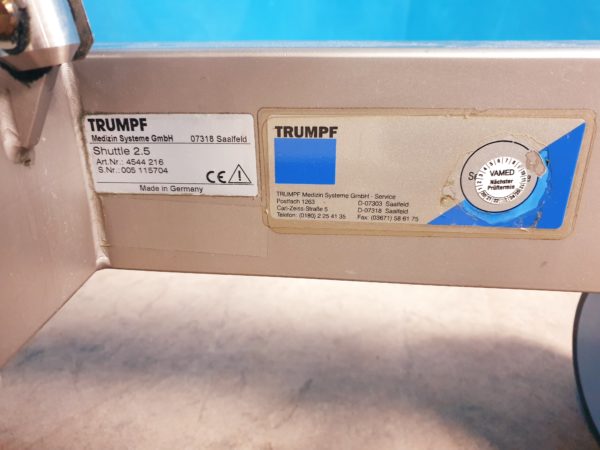 Trumpf JUPITER SF – Shuttle 3.7 360 Op Tisch System – Bild 26
