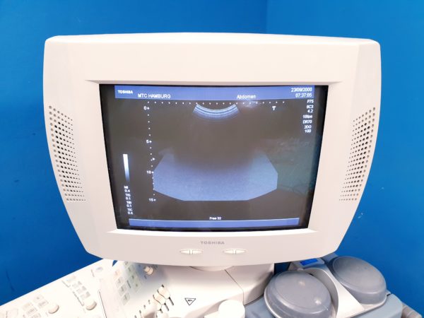 TOSHIBA NEMIO 20 SSA-550A Farbdoppler Ultraschallgerät mit 4 Sonden - und Printer – Bild 8