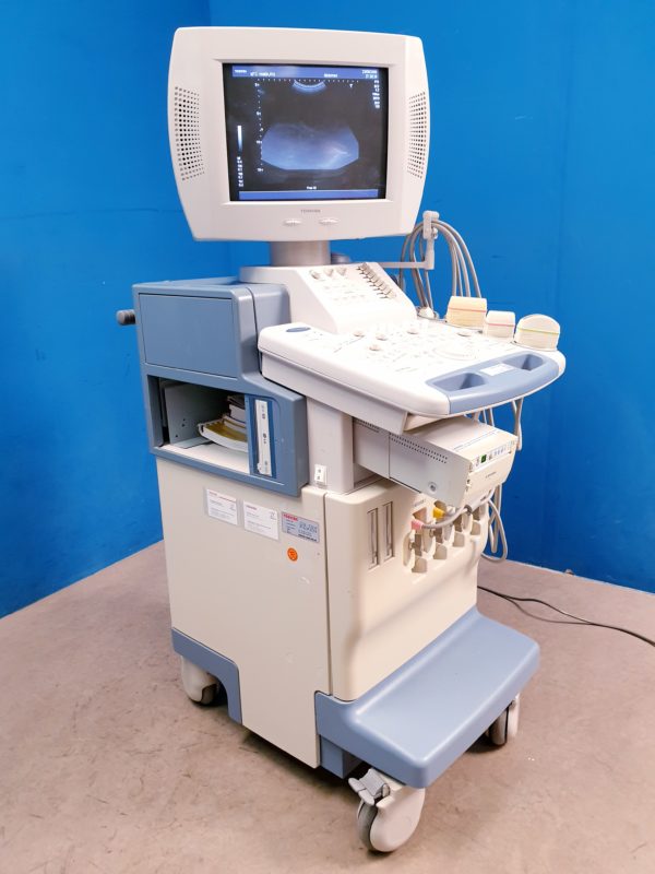 TOSHIBA NEMIO 20 SSA-550A Farbdoppler Ultraschallgerät mit 4 Sonden - und Printer – Bild 11