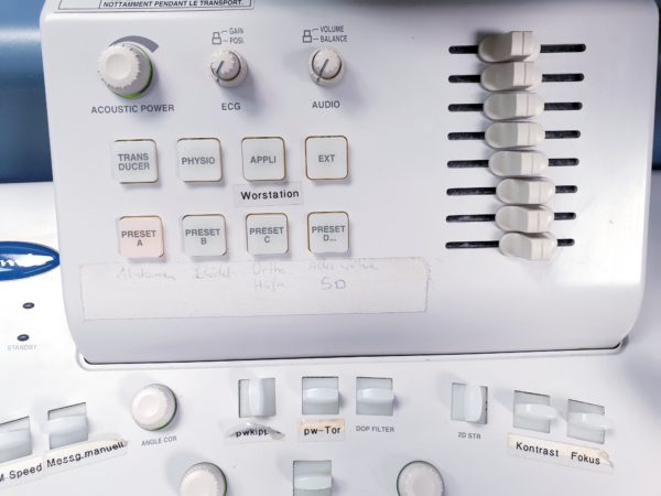 TOSHIBA NEMIO 20 SSA-550A Farbdoppler Ultraschallgerät mit 4 Sonden - und Printer – Bild 12