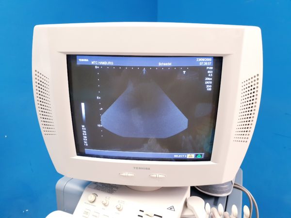TOSHIBA NEMIO 20 SSA-550A Farbdoppler Ultraschallgerät mit 4 Sonden - und Printer – Bild 14