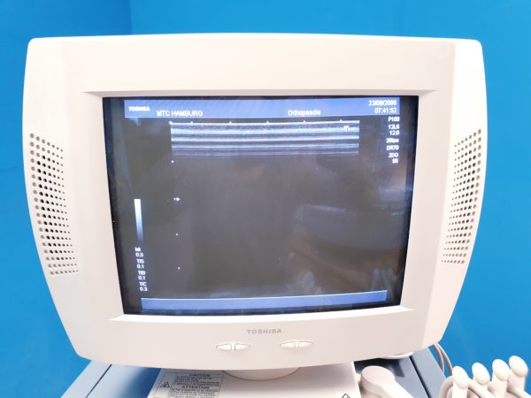 TOSHIBA NEMIO 20 SSA-550A Farbdoppler Ultraschallgerät mit 4 Sonden - und Printer – Bild 19