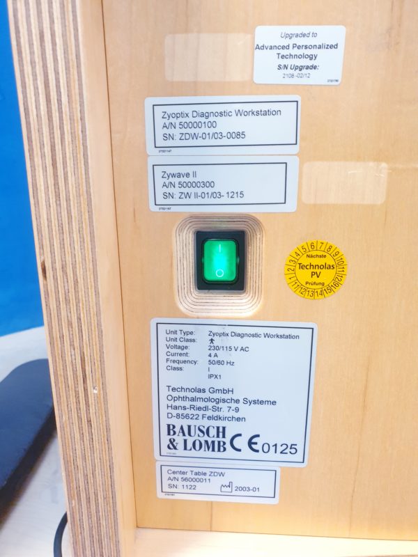 Bausch & Lomb Orbscan 3.14 IIz Topographer Corneal Analysis System topography – Zyoptix – zywave – Bild 11
