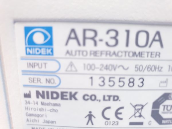 Nidek AR-310A Auto Refraktometer – Bild 13