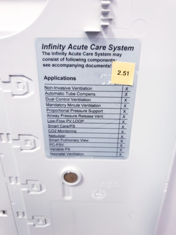 Dräger - Drager V500 - V 500 - Beatmungsgerät – Bild 10